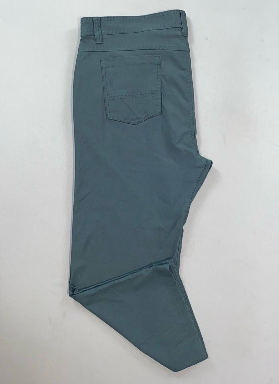 Prana 1969771 Men's Brion II Stretch Nylon 5-Pocket Hiking Pants. Green, 40X25.